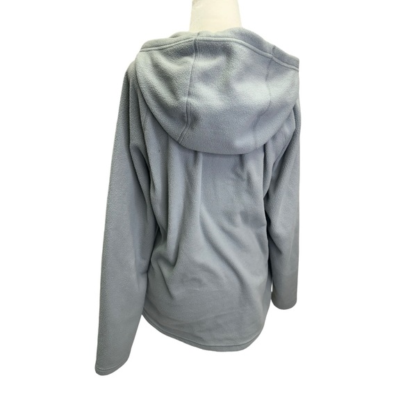 The North Face Grey Full Zip Hooded Fleece Size XL - Picture 4 of 7
